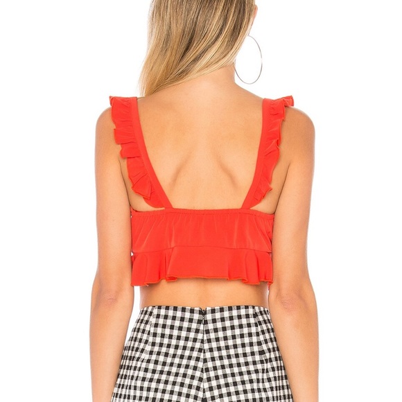 Monroe Ruffle Crop Top - Picture 3 of 6
